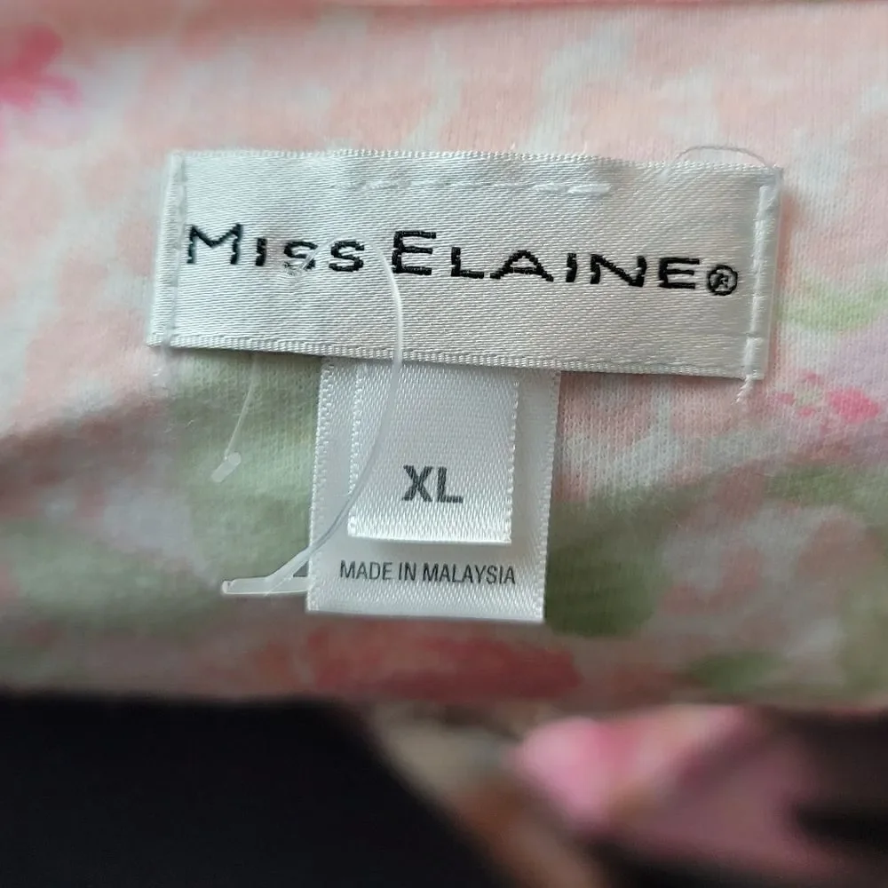 MISS ELAINE Floral Nightgown